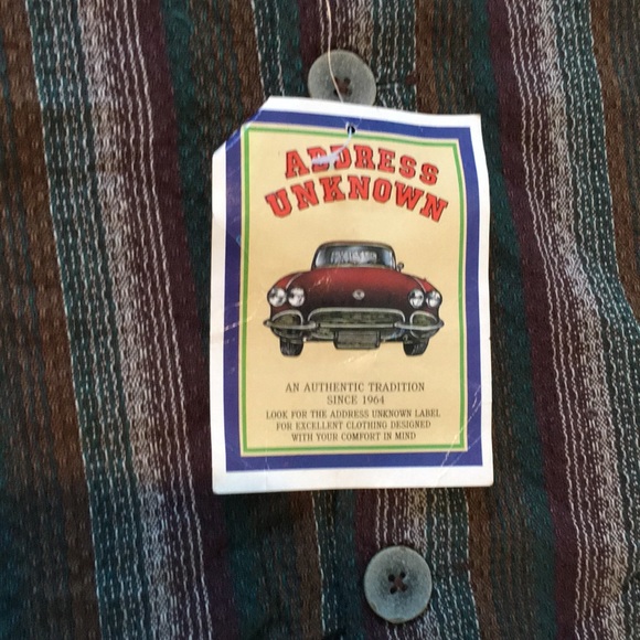 VINTAGE Address Unknown Vest with original tags - Picture 4 of 12